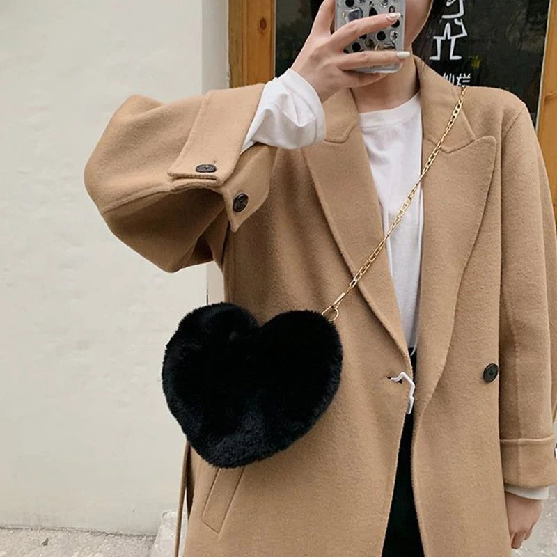 Strap Heart Women Bag